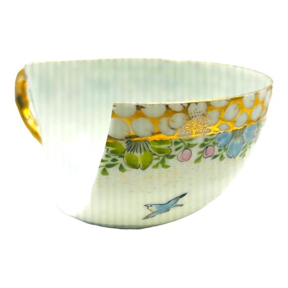 Bluebird Porcelain Earrings Handmade With Recycled China & 925 Silver - Picture 7 of 15